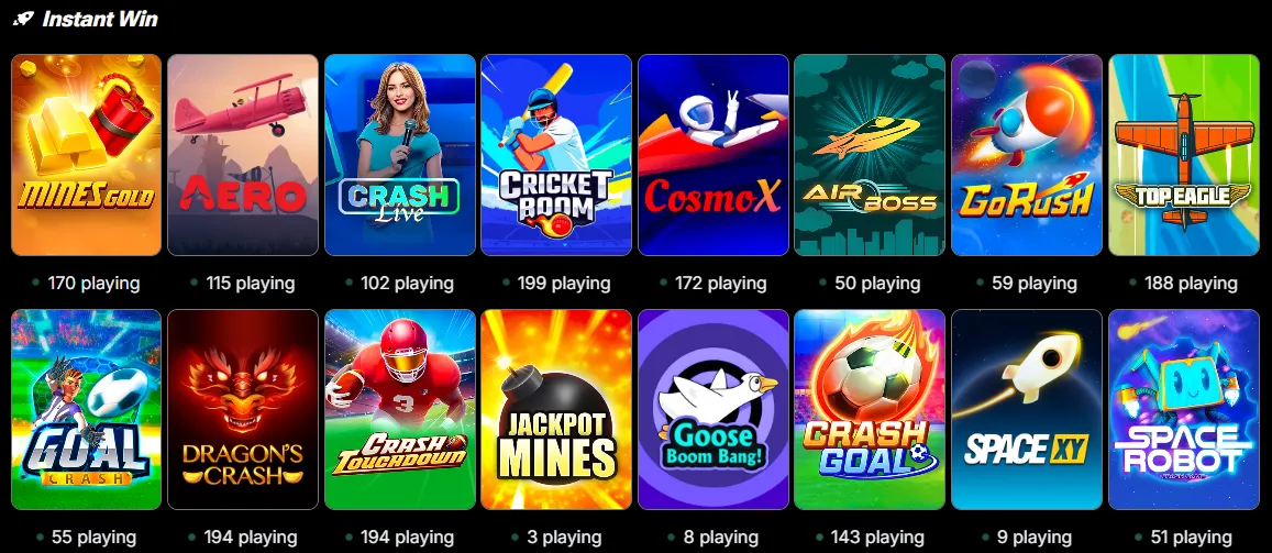 bananzia casino instant win