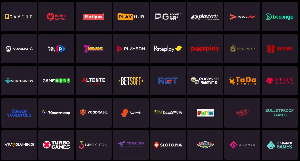 bananzia casino providers